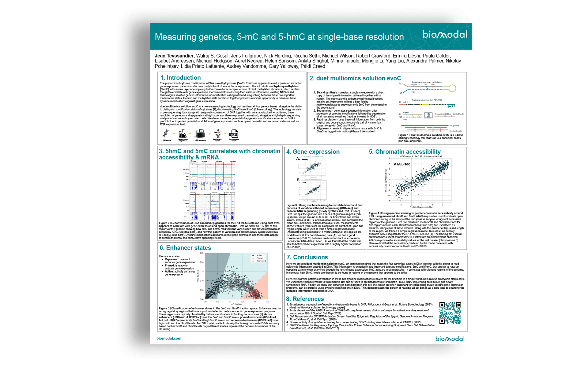 Measuring genetics, 5mC and 5hmC at single- base resolution